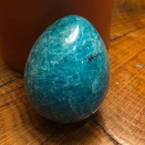 Amazonite. Palm stone